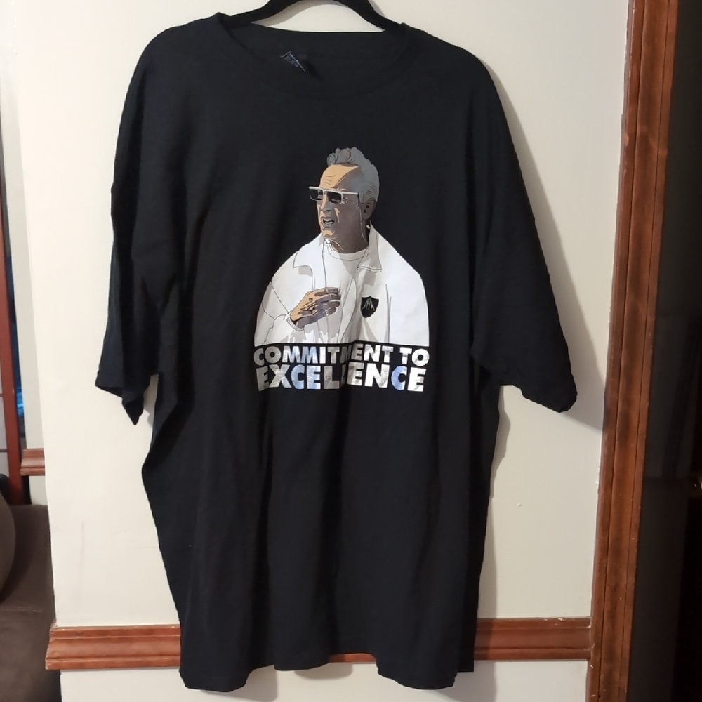 Commitment to Excellence Black Graphic Tee